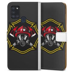 Sideflip Fodral med flap vit