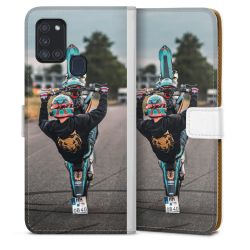 Sideflip mit Lasche weiß