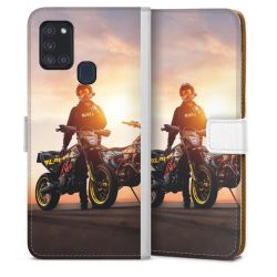 Sideflip mit Lasche weiß