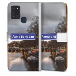 Sideflip mit Lasche weiß