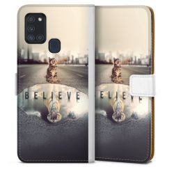 Sideflip mit Lasche weiß