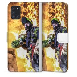 Sideflip mit Lasche weiß