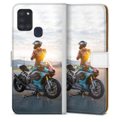 Sideflip mit Lasche weiß