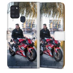 Sideflip mit Lasche weiß