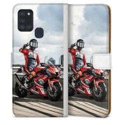 Sideflip mit Lasche weiß