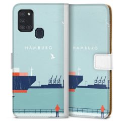 Sideflip mit Lasche weiß