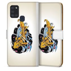 Sideflip Fodral med flap vit