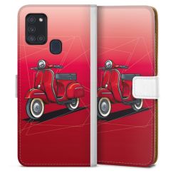 Sideflip mit Lasche weiß