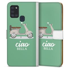 Sideflip mit Lasche weiß