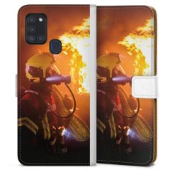 Sideflip mit Lasche weiß