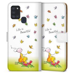 Sideflip mit Lasche weiß