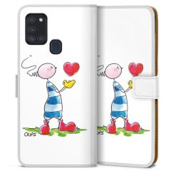 Sideflip mit Lasche weiß