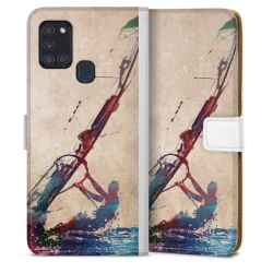 Sideflip mit Lasche weiß