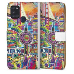 Sideflip mit Lasche weiß