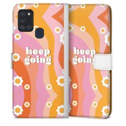 Sideflip mit Lasche weiß