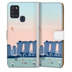 Sideflip mit Lasche weiß