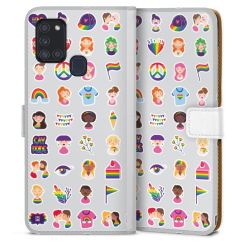 Sideflip mit Lasche weiß