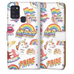 Sideflip mit Lasche weiß