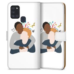 Sideflip mit Lasche weiß