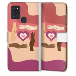 Sideflip mit Lasche weiß