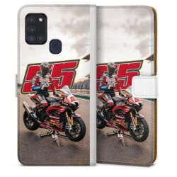 Sideflip mit Lasche weiß