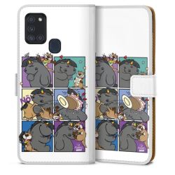 Sideflip mit Lasche weiß