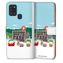 Sideflip mit Lasche weiß