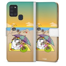 Sideflip mit Lasche weiß