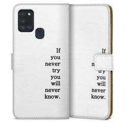 Sideflip Fodral med flap vit