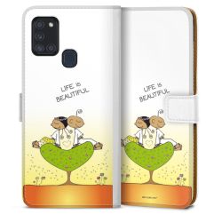 Sideflip mit Lasche weiß