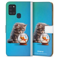 Sideflip mit Lasche weiß