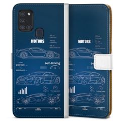 Sideflip Fodral med flap vit