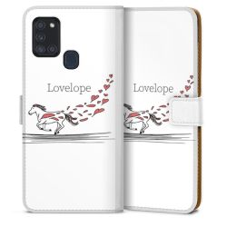 Sideflip Fodral med flap vit