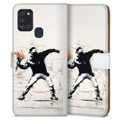 Sideflip mit Lasche weiß