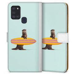 Sideflip mit Lasche weiß