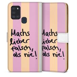 Sideflip mit Lasche weiß