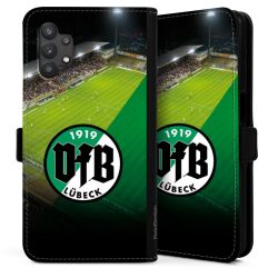 Sideflip mit langer Lasche schwarz