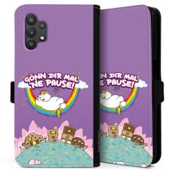 Sideflip mit langer Lasche schwarz