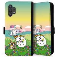 Sideflip mit langer Lasche schwarz