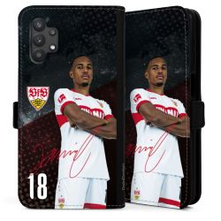 Sideflip mit langer Lasche schwarz