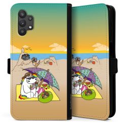 Sideflip mit langer Lasche schwarz