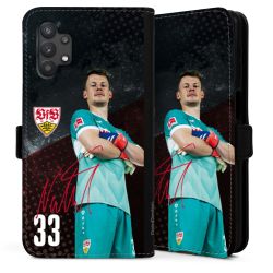 Sideflip mit langer Lasche schwarz