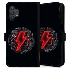 Sideflip mit langer Lasche schwarz