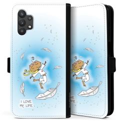 Sideflip mit langer Lasche schwarz