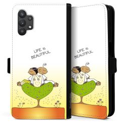 Sideflip mit langer Lasche schwarz