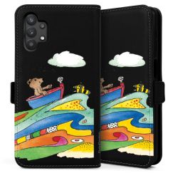 Sideflip Fodral med flap svart