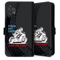 Sideflip mit langer Lasche schwarz