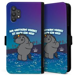 Sideflip mit langer Lasche schwarz