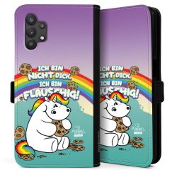 Sideflip mit langer Lasche schwarz