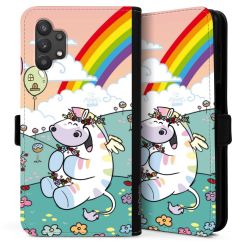 Sideflip mit langer Lasche schwarz